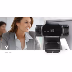 Nedis WCAM110BK webcam 5 MP 2592 x 1944 pixels USB 2.0 Noir - Vue supplémentaire 10