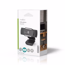 Nedis WCAM110BK webcam 5 MP 2592 x 1944 pixels USB 2.0 Noir - Vue supplémentaire 8