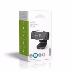 Nedis WCAM110BK webcam 5 MP 2592 x 1944 pixels USB 2.0 Noir - Vue supplémentaire 9