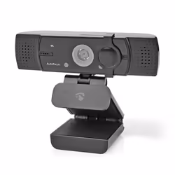 Nedis WCAM120BK, 8,3 MP, 3840 x 2160 pixels, Full HD, 60 ips, 1920x1080@60fps, 3840x2160@30fps, USB 2.0