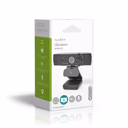 Nedis WCAM120BK webcam 8,3 MP 3840 x 2160 pixels USB 2.0 Noir - Vue supplémentaire 10