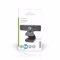 Nedis WCAM120BK webcam 8,3 MP 3840 x 2160 pixels USB 2.0 Noir - Vue supplémentaire 8