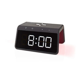 Nedis WCACQ30BK réveille-matin Réveil numérique Noir