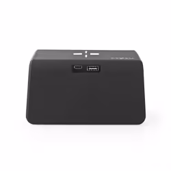 Nedis WCACQ30BK réveille-matin Réveil numérique Noir - Vue supplémentaire 4