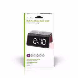 Nedis WCACQ30BK réveille-matin Réveil numérique Noir - Vue supplémentaire 9