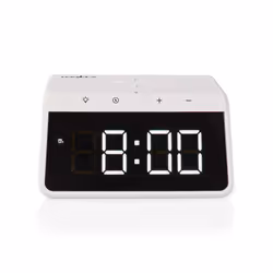 Nedis WCACQ30WT réveille-matin Réveil numérique Blanc
