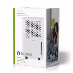 Nedis DEHU10WT déshumidificateur 2,1 L 39 dB 245 W Blanc - Vue supplémentaire 7