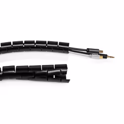 Nedis CMSW2832BK200 chemin de câble Support de câbles courbes Noir