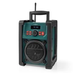 Nedis RDDB3100GN Radio portable Analogique et numérique Noir, Vert
