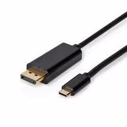 Nedis CCGB64352BK20 câble vidéo et adaptateur 2 m USB Type-C DisplayPort Noir