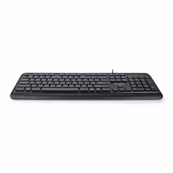 Nedis KBMU200BKUS clavier USB QWERTY US International Noir