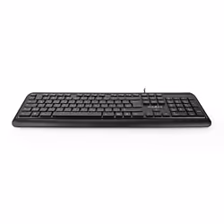 Nedis KBMU200BKDE clavier USB QWERTZ Allemand Noir