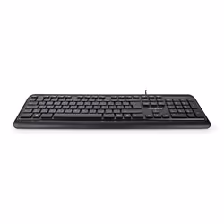 Nedis KBMU200BKFR clavier USB AZERTY Français Noir