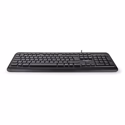Nedis KBMU200BKND clavier USB QWERTY Nordique Noir