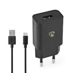 Nedis WCHAM105ABK chargeur d'appareils mobiles Universel Noir Secteur Intérieure