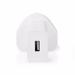 Nedis WCHAU242AWTUK chargeur d'appareils mobiles Smartphone, Tablette Blanc Secteur Intérieure
