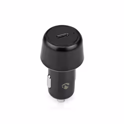 Nedis Chargeur de voiture, Auto, Allume-cigare, 15 V, Noir