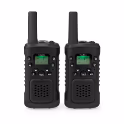 Nedis WLTK0610BK, 8 canaux, 446.00625 - 446.09375 MHz, 6000 m, 24 - 24 dBmW, 2,29 cm (0.9"), AAA/LR03