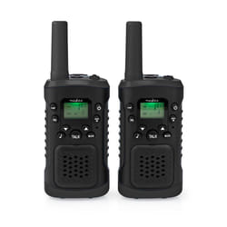 Nedis WLTK0610BK radio bidirectionnelle 8 canaux 446.00625 - 446.09375 MHz Noir