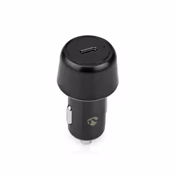 Nedis Chargeur de voiture, Auto, Allume-cigare, 15 V, Noir