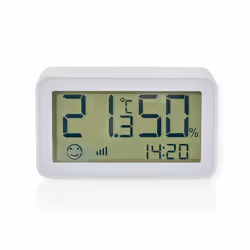 Nedis ZBSC30WT, Blanc, Hygromètre d'intérieur, Thermomètre d'intérieur, hygromètre, thermomètre, hygromètre, thermomètre, Pla ...