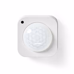 Nedis ZBSM20WT, Capteur infrarouge passif (PIR), Sans fil, 10 dBmW, 2405 - 2480 MHz, 7 m, Plafond/mur