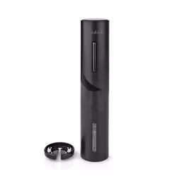 Nedis KAEWO100BK, Tire-bouchon électrique, Noir, ABS, Aluminium, 55 mm, 55 mm, 250 mm