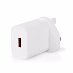 Nedis WCQC302AWTUK chargeur d'appareils mobiles Universel Blanc Secteur Charge rapide Intérieure
