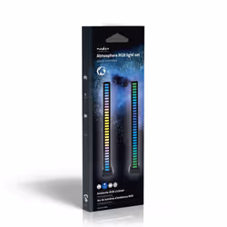 Nedis GALDP110BK lumière décorative Boîte lumineuse Noir 64 lampe(s) LED - Vue supplémentaire 10