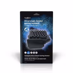 Nedis GKBDS110BK clavier USB Noir - Vue supplémentaire 8