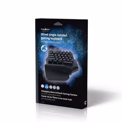 Nedis GKBDS110BK clavier USB Noir - Vue supplémentaire 9