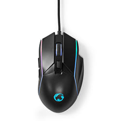 Nedis GMWD510BK souris Droitier USB Type-A Optique 7200 DPI