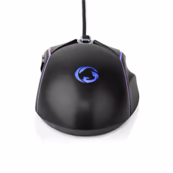 Nedis GMWD510BK souris Droitier USB Type-A Optique 7200 DPI
