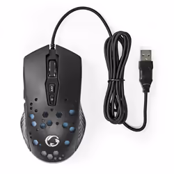 Nedis GMWD410BK souris Droitier USB Type-A Optique 7200 DPI - Vue supplémentaire 4