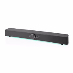 Nedis Haut Parleur de Jeux, 2-voies, 2.0 canaux, Avec fil, 10 W, Noir