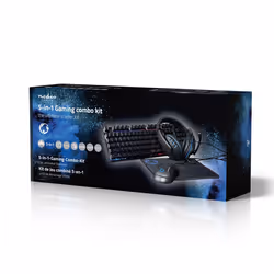 Nedis Gaming Combo Kit clavier Souris incluse USB QWERTY US International Noir - Vue supplémentaire 12