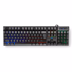Nedis Gaming Combo Kit clavier Souris incluse USB QWERTY US International Noir - Vue supplémentaire 4