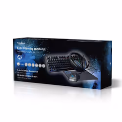 Nedis Gaming Combo Kit clavier Souris incluse USB QWERTY Nordique Noir - Vue supplémentaire 10