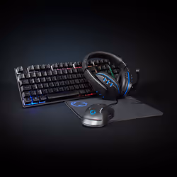 Nedis Gaming Combo Kit clavier Souris incluse USB QWERTY Nordique Noir - Vue supplémentaire 7