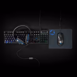 Nedis Gaming Combo Kit clavier Souris incluse USB QWERTY Nordique Noir - Vue supplémentaire 8