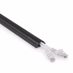 Nedis CMDT3312BK500, Conduit de câbles, Sol, Polyvinyl chloride (PVC), Noir