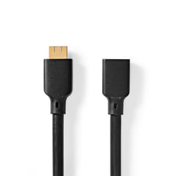 Nedis CVGP35090BK10 câble HDMI 1 m HDMI Type A (Standard) Noir