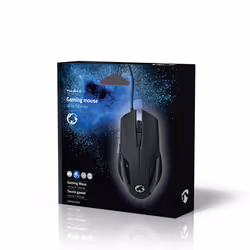 Nedis GMWD110BK souris Droitier USB Type-A Optique 7200 DPI - Vue supplémentaire 12