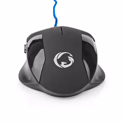 Nedis GMWD110BK souris Droitier USB Type-A Optique 7200 DPI