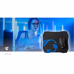 Nedis GMMP110BK souris Droitier USB Type-A Optique 7200 DPI - Vue supplémentaire 10