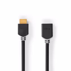 Nedis CVBW34090AT10, 1 m, HDMI Type A (Standard), HDMI Type A (Standard), 18 Gbit/s, Canal de retour audio (ARC, Audio Return ...