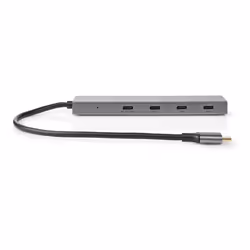 Nedis UHUBU3470AT hub & concentrateur USB 3.2 Gen 2 (3.1 Gen 2) Type-C 10000 Mbit/s Anthracite