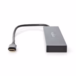 Nedis UHUBU3470AT hub & concentrateur USB 3.2 Gen 2 (3.1 Gen 2) Type-C 10000 Mbit/s Anthracite