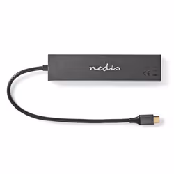 Nedis UHUBU3470AT hub & concentrateur USB 3.2 Gen 2 (3.1 Gen 2) Type-C 10000 Mbit/s Anthracite - Vue supplémentaire 4