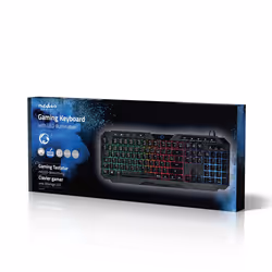 Nedis GKBD110BKFR clavier USB AZERTY Français Noir - Vue supplémentaire 10